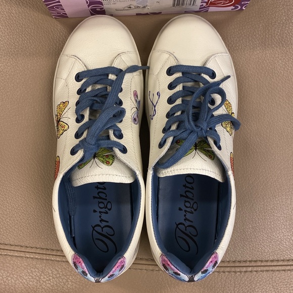 Brighton FlyMe Butterfly Sneakers - Size 8.5 - Picture 2 of 6